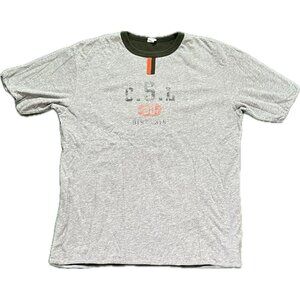 Vintage 90s Gap Reversible Green Gray T Shirt